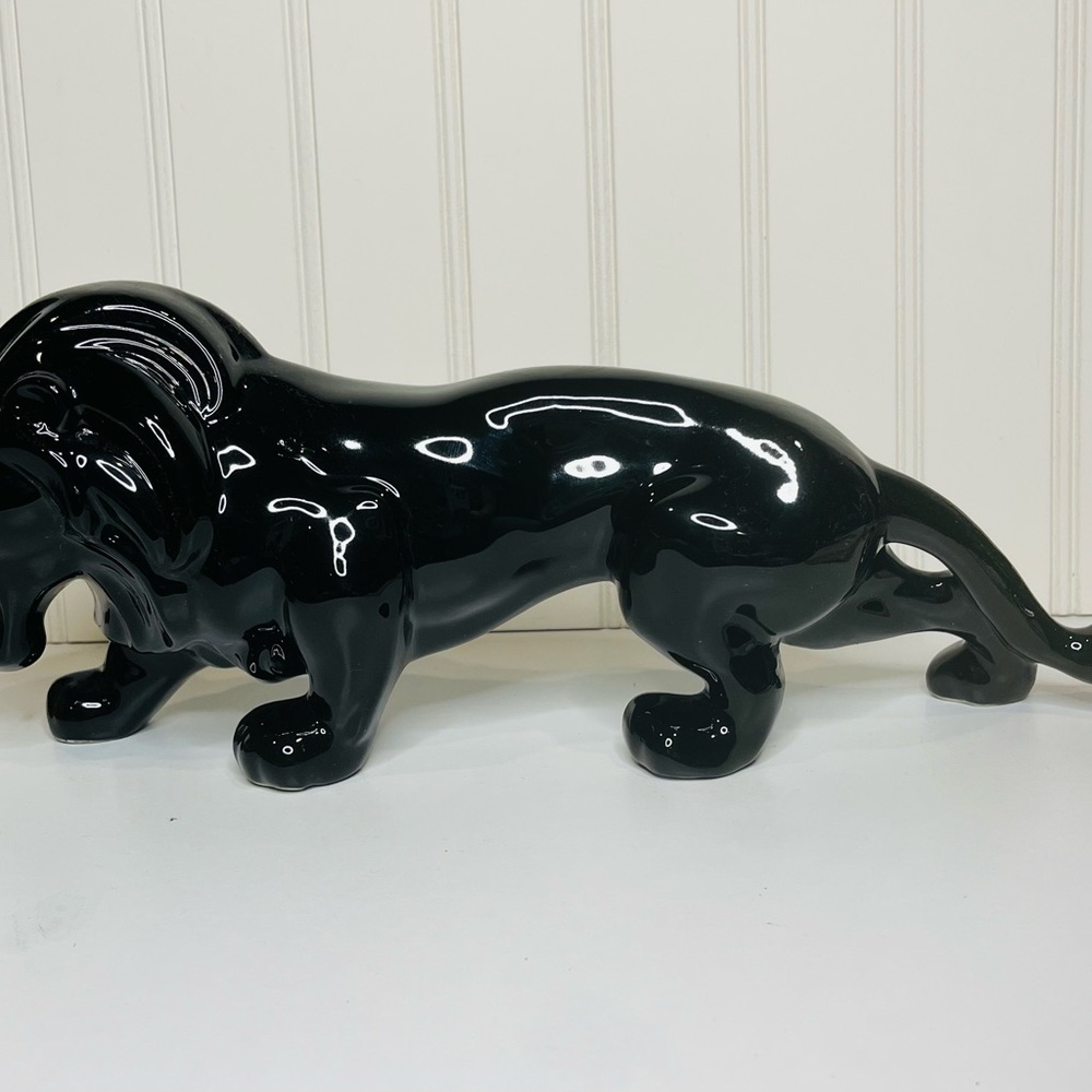 VINTAGE CERAMIC LION - Picture 3 of 6